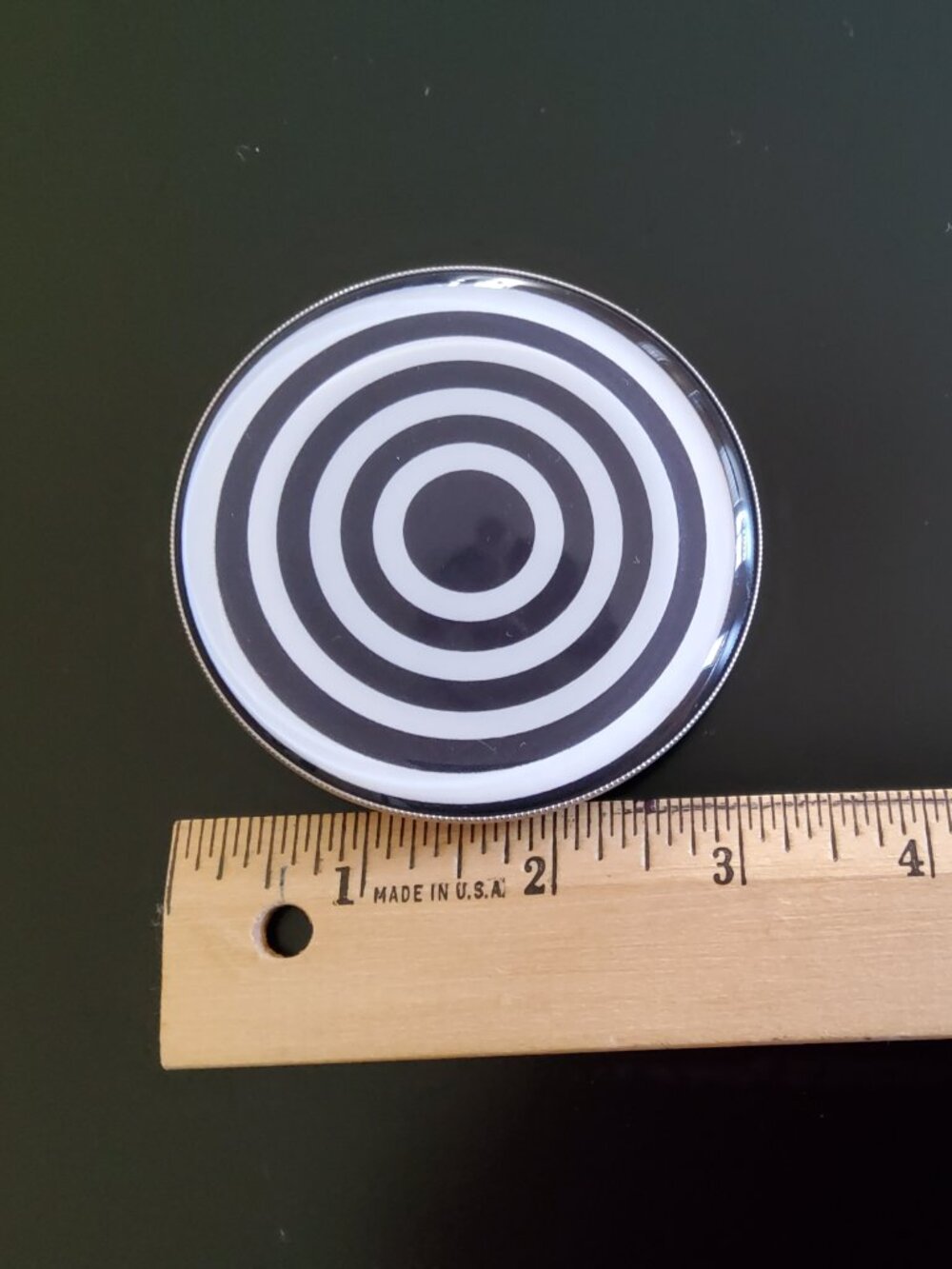 NEW Brooch "TARGET " 3 1/4 " diameter